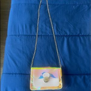 Holographic crossbody bag ****USED ONCE.*****